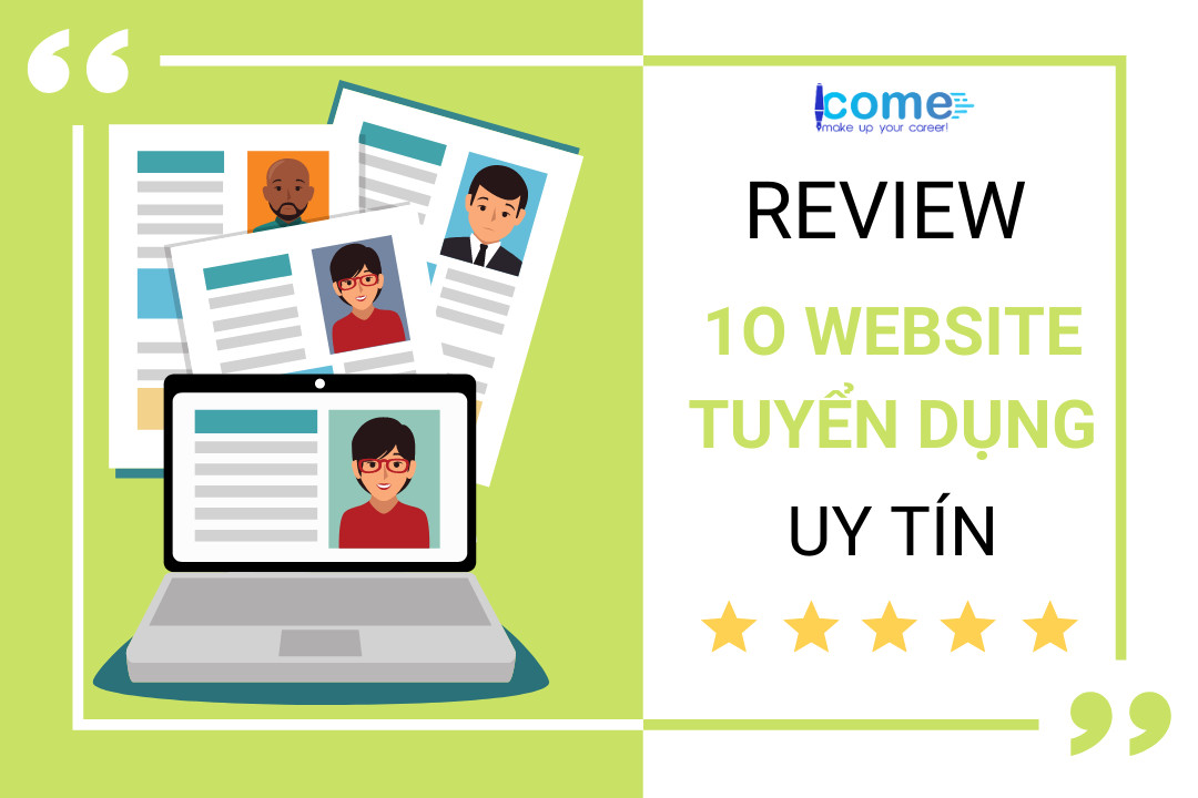 Review 10 Website tuyển dụng uy tín